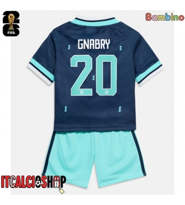 Germania Serge Gnabry #20 Seconda Maglia Bambino Mondiali 2026 Manica Corta (+ Pantaloni corti)